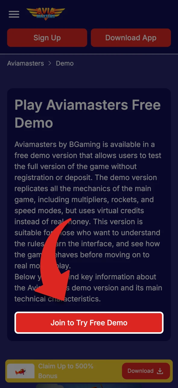 Go to the casino page offered by Aviamasters.