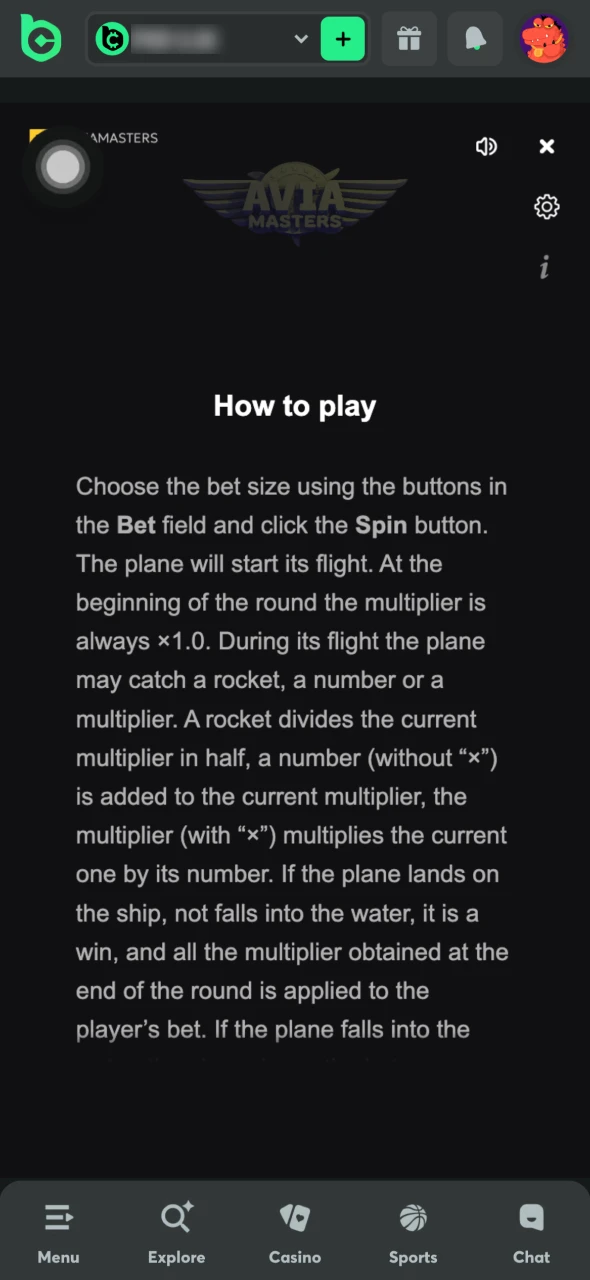 Get multipliers and become richer in AViamasters.