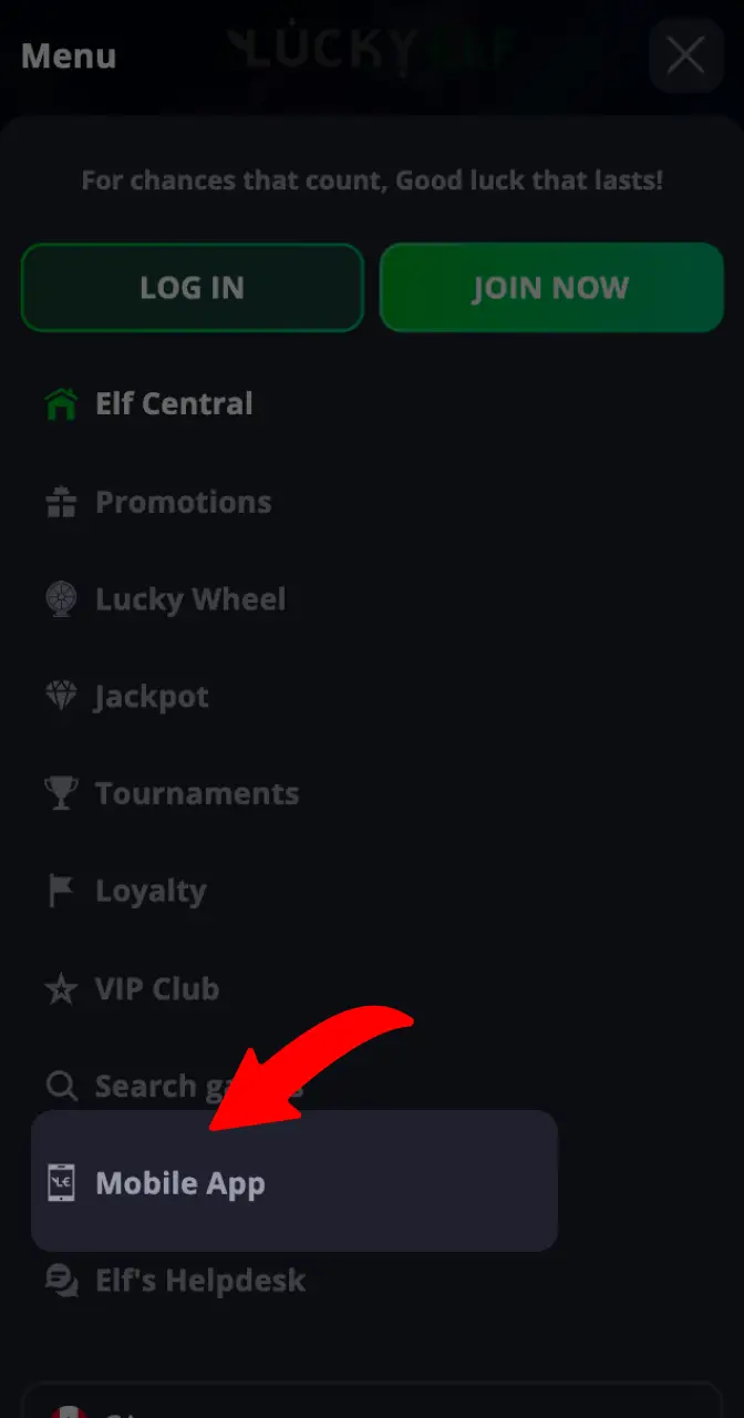 Find the app download page to get the official Android file.