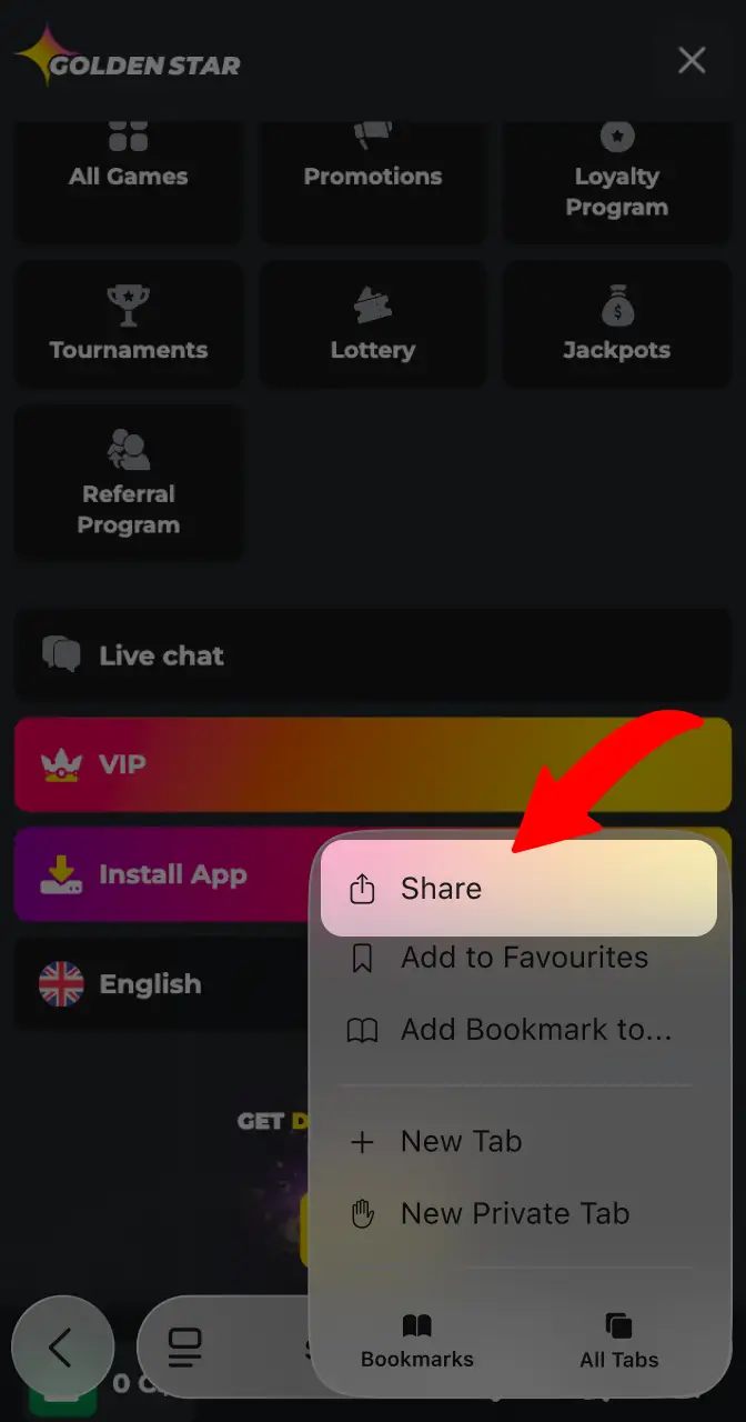 Add the app to your home screen for quick iOS access.