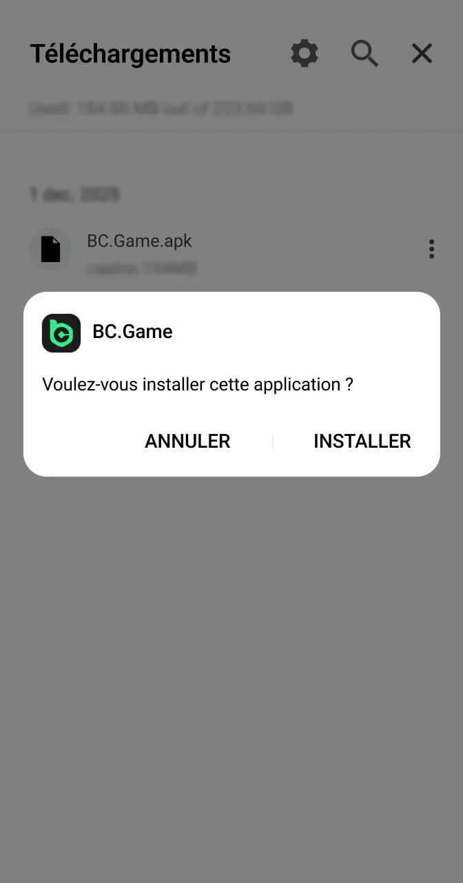 Installez le fichier APK pour commencer à utiliser l'App Aviamasters.