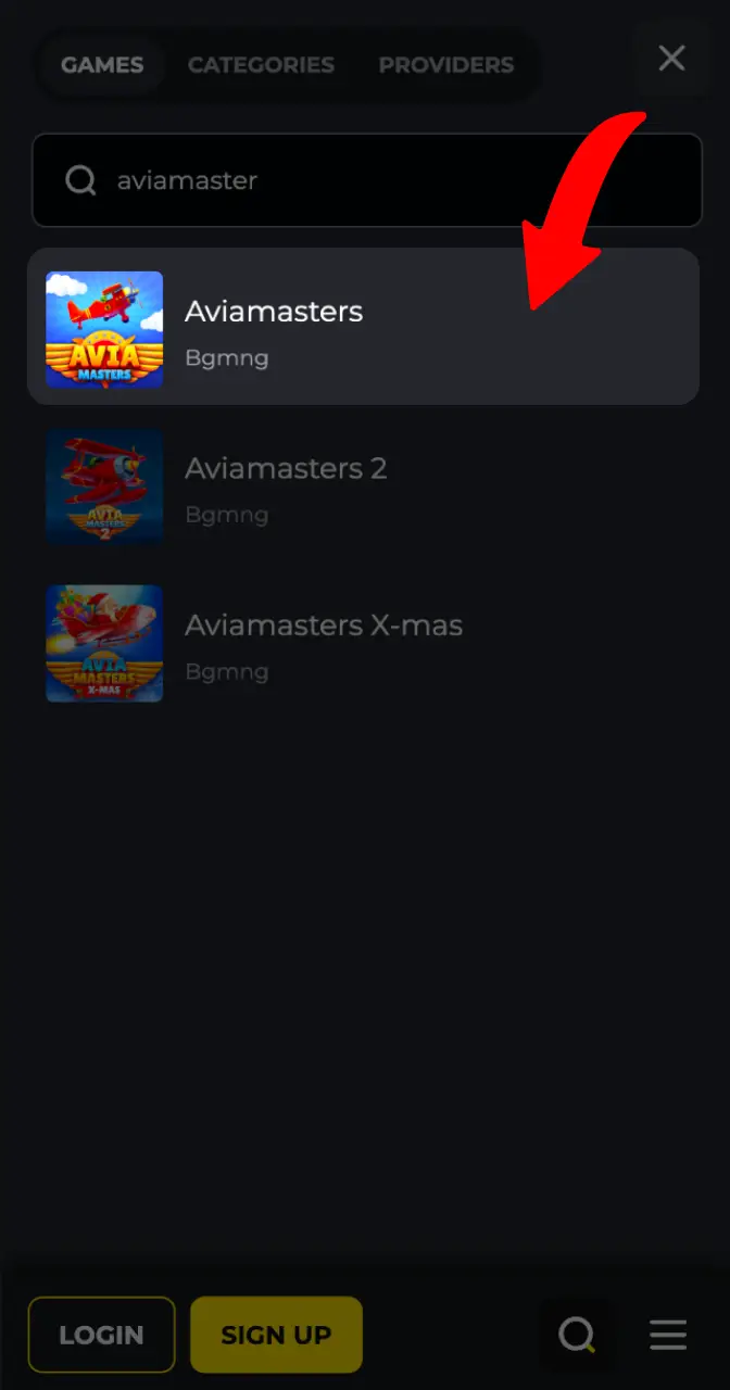 Find Aviamasters in the game library and launch the demo version.