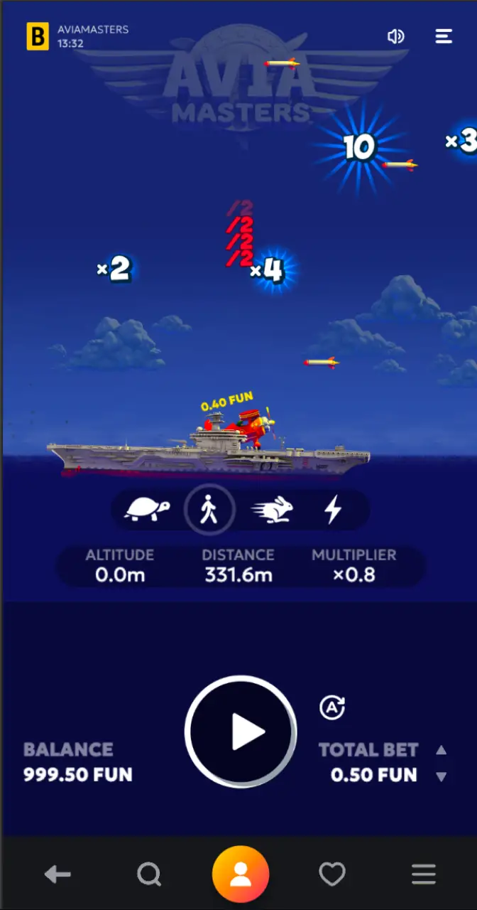Check your results and improve your skills in the Aviamasters demo.