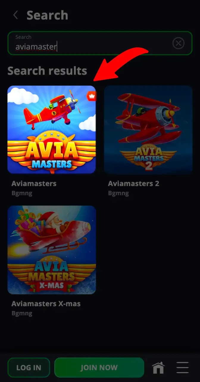 Find Aviamasters in the game library to launch the demo mode.