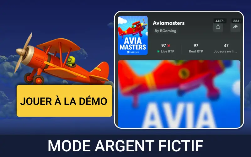 Essayez le mode démo d'Aviamasters pour jouer gratuitement sans risque.