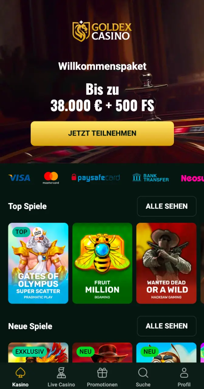 Wählen Sie ein geeignetes Casino für Wetten auf das Spiel Aviamasters aus.
