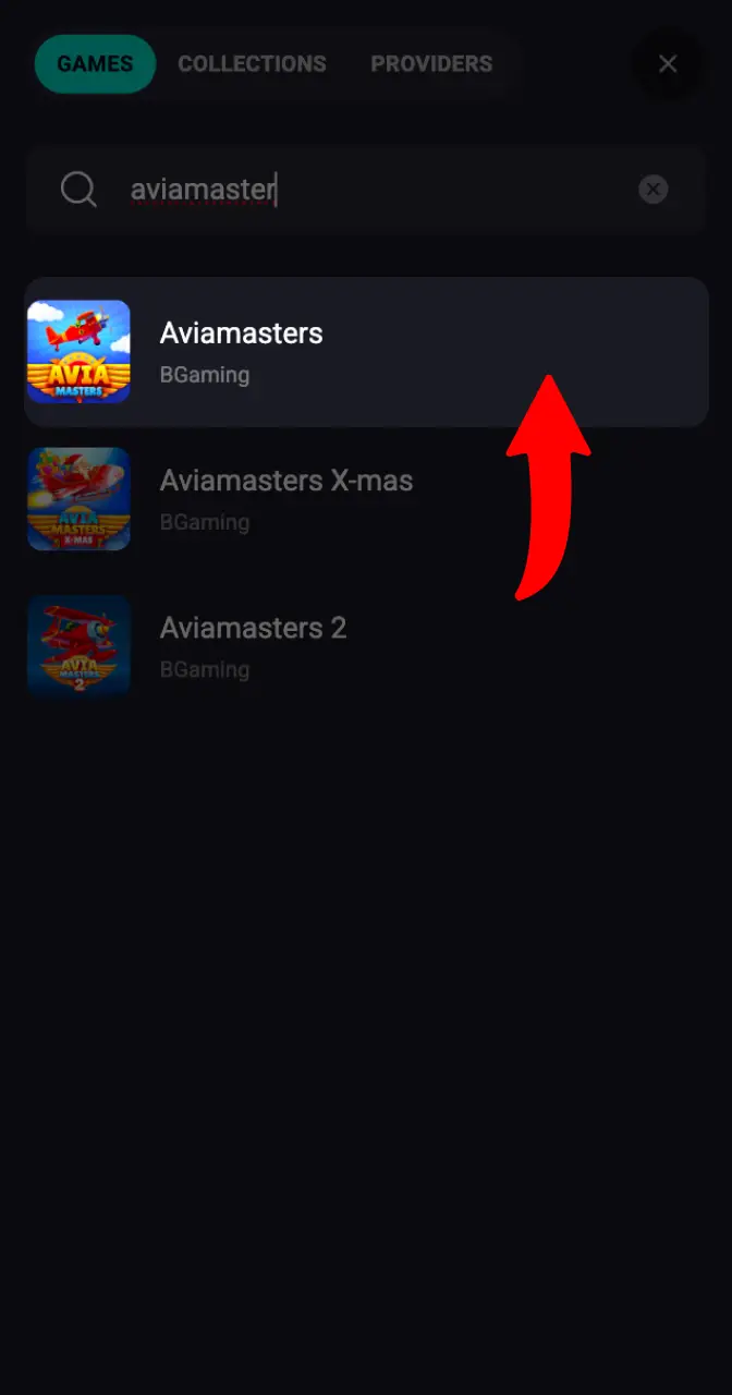 Find Aviamasters in the lobby and launch the exciting game.