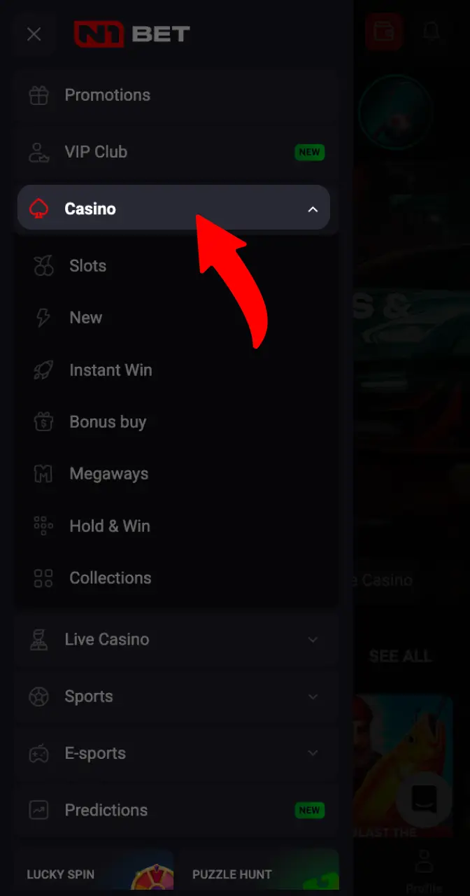 Open the casino page to find the official Aviamasters game.