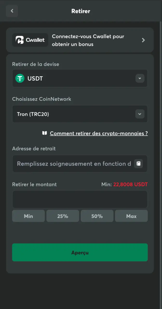 Encaissez vos gains pour terminer votre session de jouer à Aviamasters.