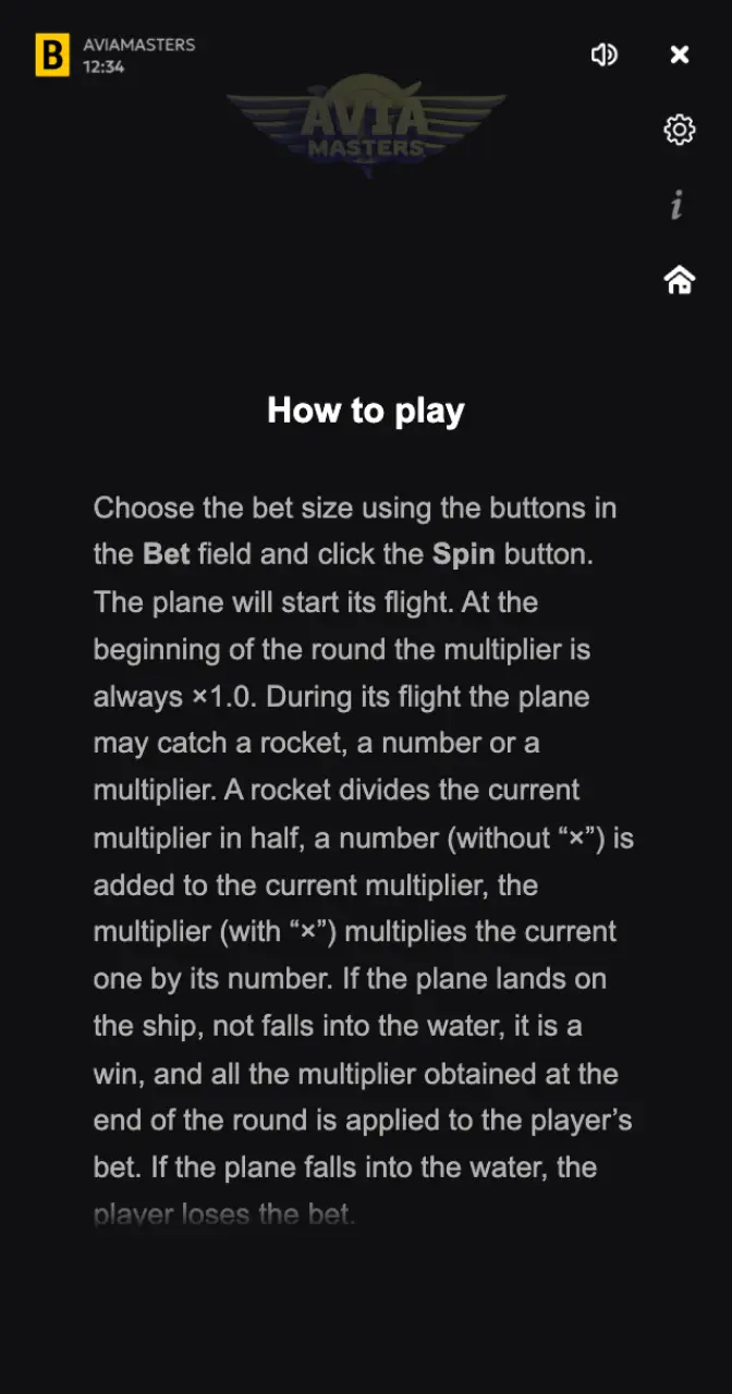 Understand the mechanics of the thrill-packed Aviamasters game before playing.